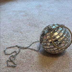 Silver Mosaic Evening Bag